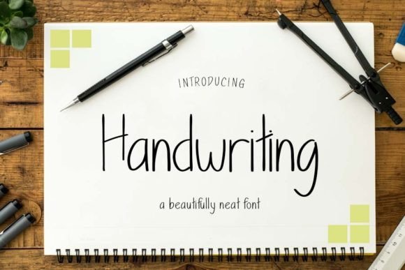 Handwriting Font Poster 1