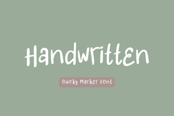 Handwritten Font