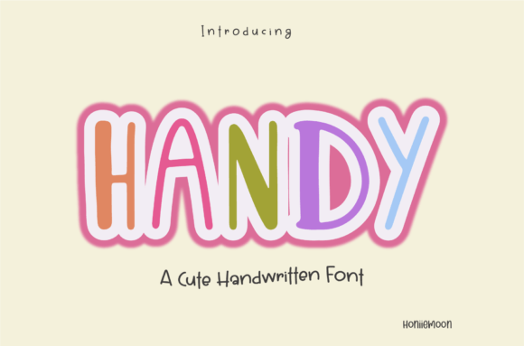 Handy Font Poster 1