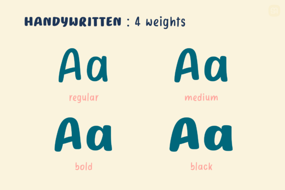 Handywritten Font Poster 2