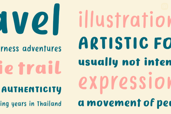 Handywritten Font Poster 4