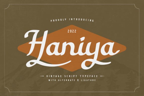 Haniya Font Poster 1