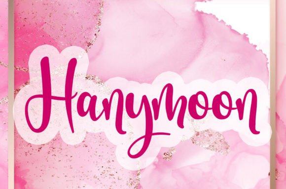 Hanymoon Font Poster 1