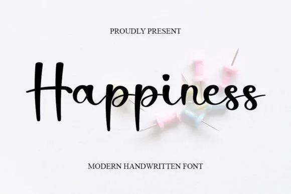 Happiness Font Poster 1