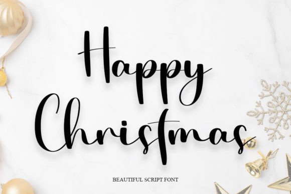 Happy Christmas Font