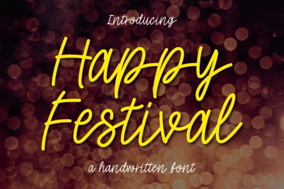 Happy Festival Font
