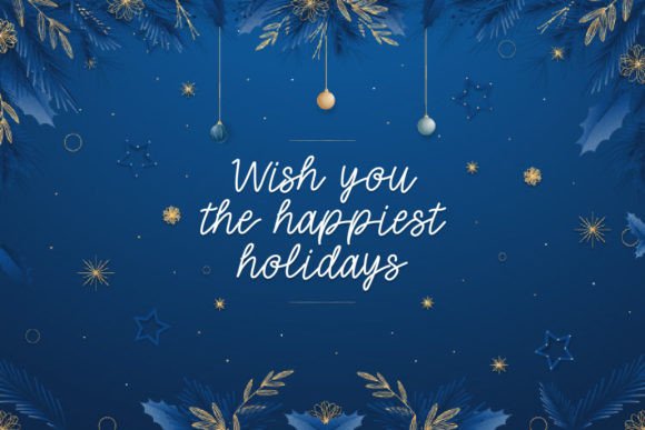 Happy Festival Font Poster 2