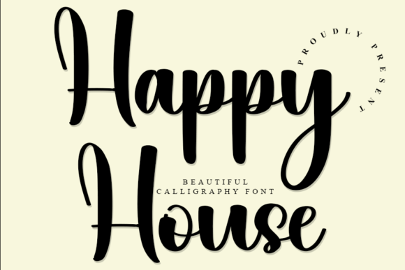 Happy House Font Poster 1