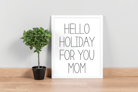 Happy Morning Font Poster 2