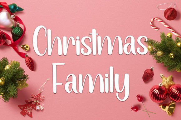 Happy Santa Font Poster 4