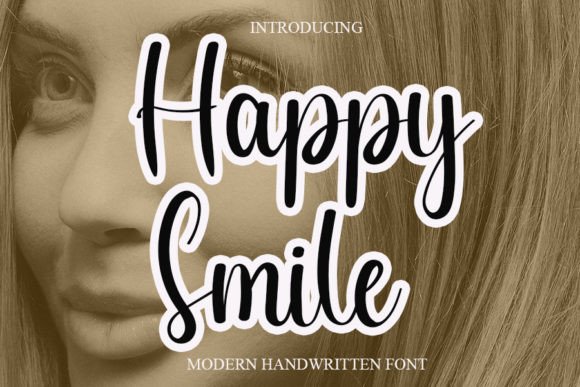 Happy Smile Font Poster 1