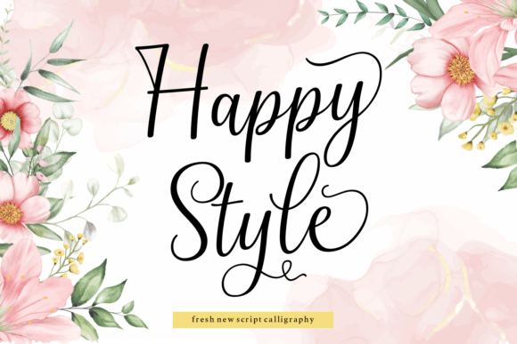Happy Style Font Poster 1
