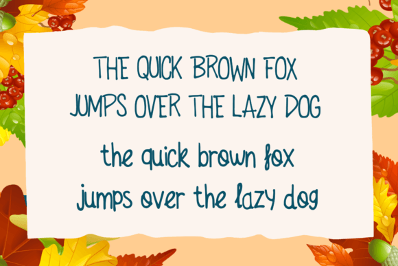 Happy Thanksgiving Font Poster 4