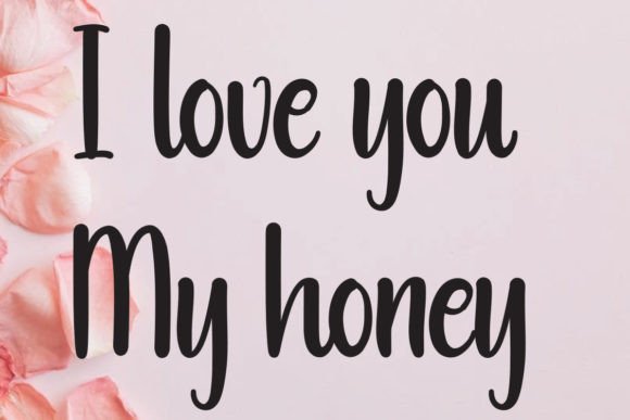 Happy Valentine Font Poster 2