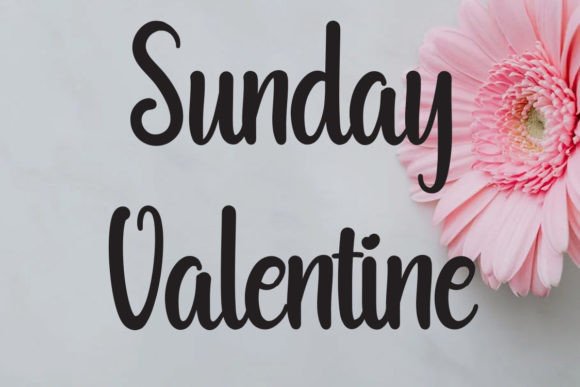 Happy Valentine Font Poster 4