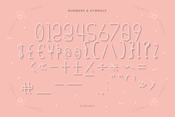 Haruka Font Poster 10