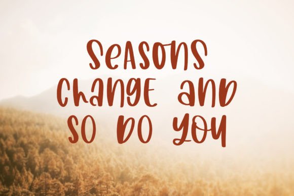 Harvest Wishes Font Poster 2