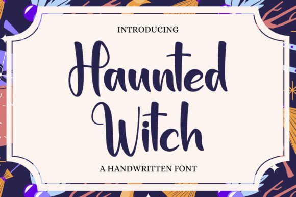 Haunted Witch Font Poster 1
