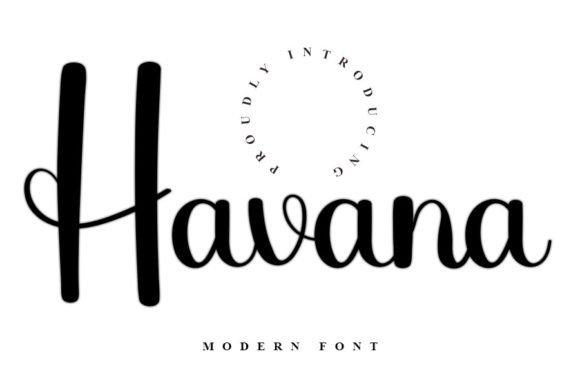 Havana Font Poster 1