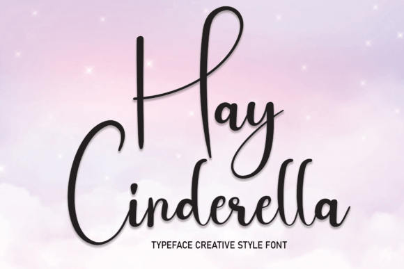 Hay Cinderella Font Poster 1