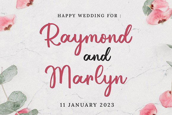 Hay Darling Font Poster 3