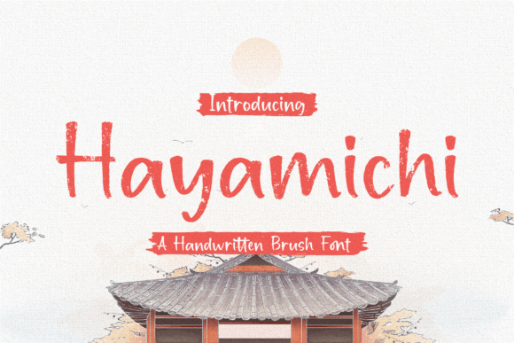 Hayamichi Font Poster 1