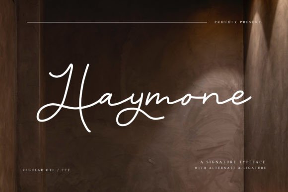 Haymone Font Poster 1