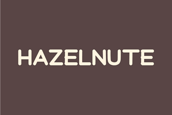 Hazelnute Font Poster 1