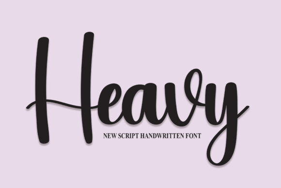 Heavy Font Heavy Font Poster 1