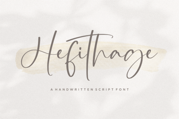 Hefithage Font Poster 1