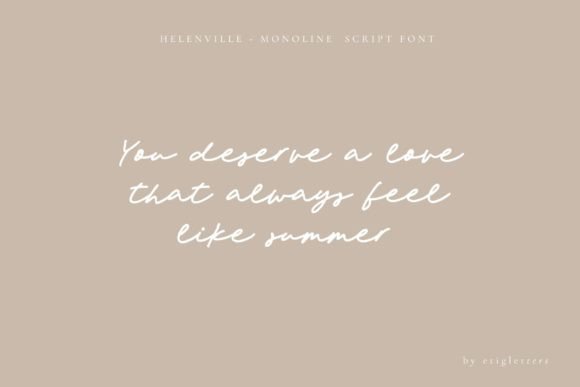 Helenville Font Poster 4
