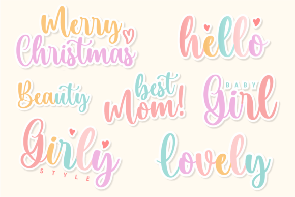 Hello Font Poster 3