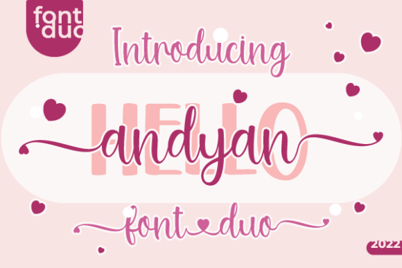Hello Andyan Duo Font Poster 1