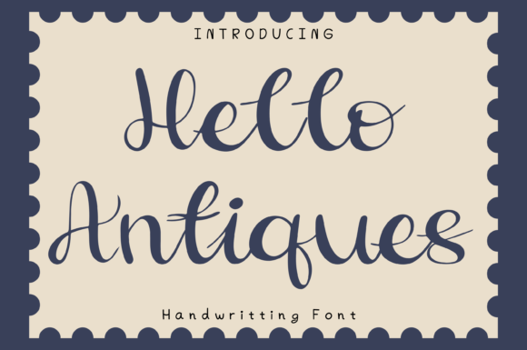 Hello Antiques Font