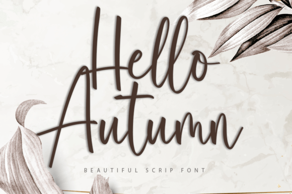 Hello Autumn Font