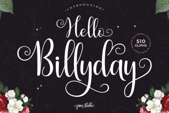 Hello Billyday Font Poster 1