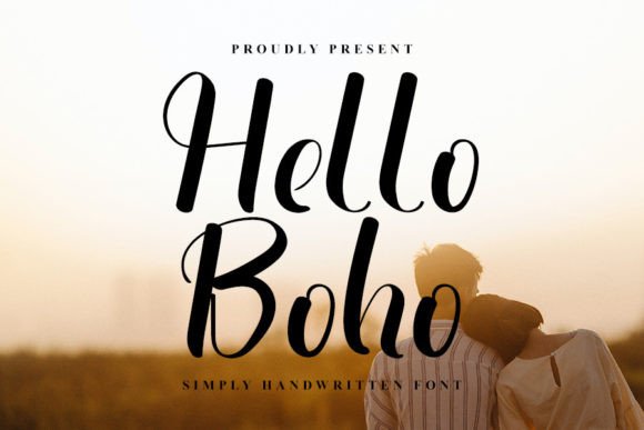 Hello Boho Font Poster 1