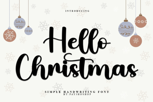Hello Christmas Font