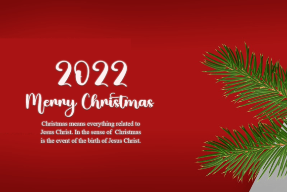 Hello Christmas Font Poster 2