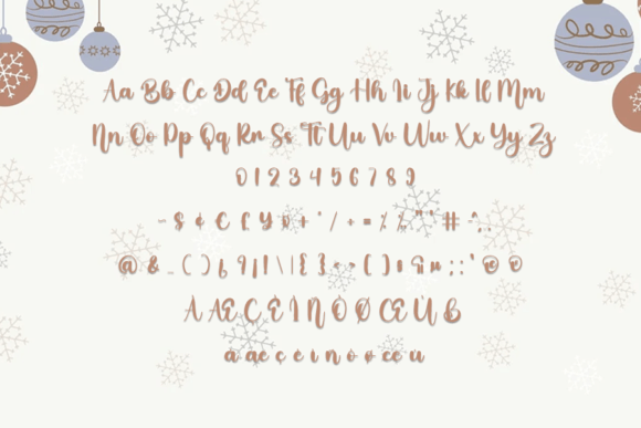 Hello Christmas Font Poster 7