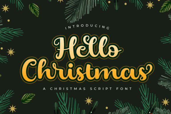 Hello Christmas Font