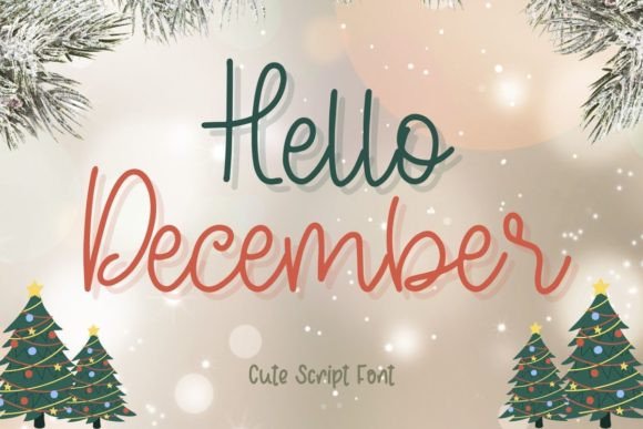 Hello December Font