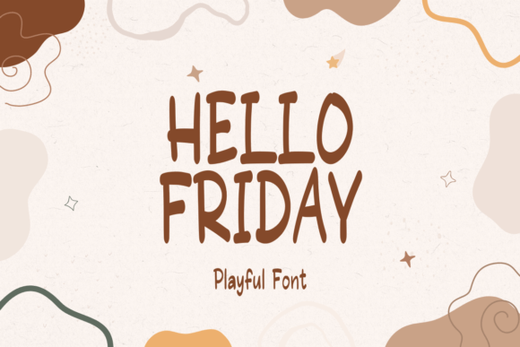 Hello Friday Font Poster 1