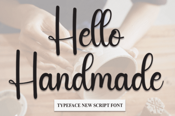 Hello Handmade Font Poster 1