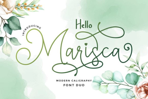 Hello Marisca Duo Font Poster 1