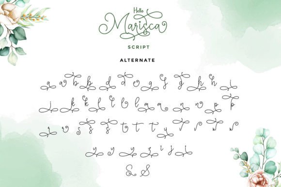 Hello Marisca Duo Font Poster 12