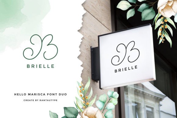 Hello Marisca Duo Font Poster 9