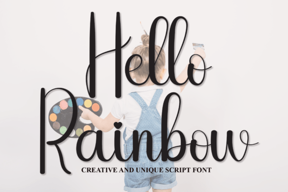 Hello Rainbow Font