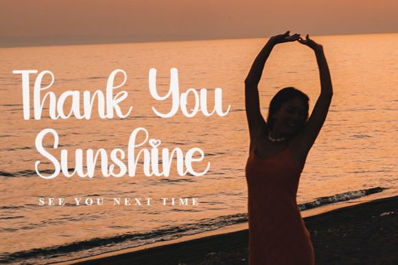 Hello Sunshine Font Poster 5