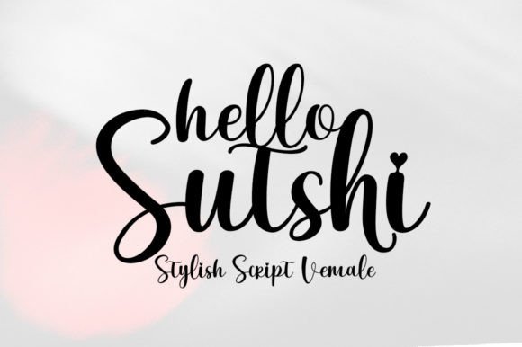 Hello Sutshy Font Poster 1